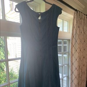 Anthropology denim dress. Back zip.